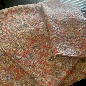 Three piece queen coverlet